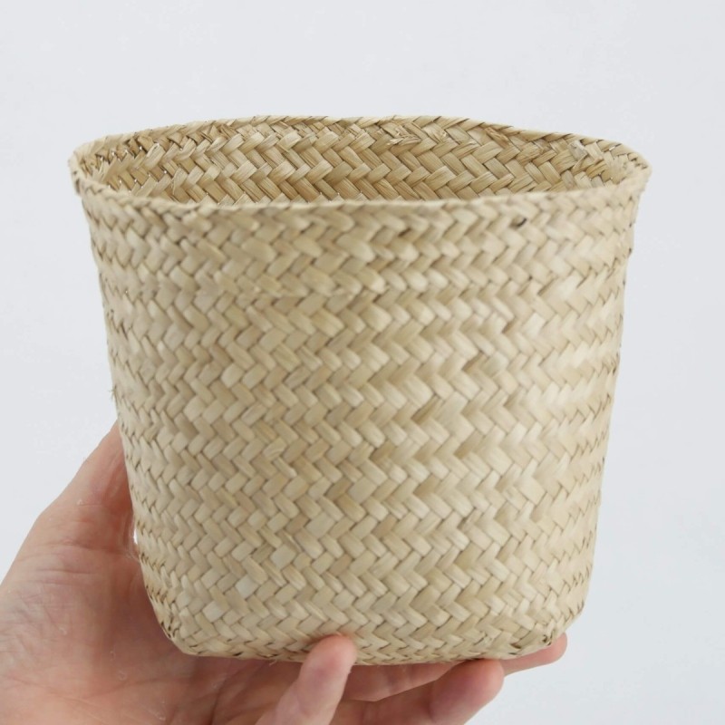 Vegan Friendly Small Flat Seagrass Basket