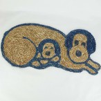 Vegan Friendly Seagrass Dog with Puppy Mat