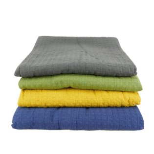 SPECIAL - Set of 4 Organic Cotton Waffle Throws