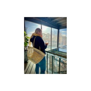 BUNDLE 2 - Eco-Friendly Basket Bundle – Leather Handle Oval, Flat Seagrass & Vegan Net Bag