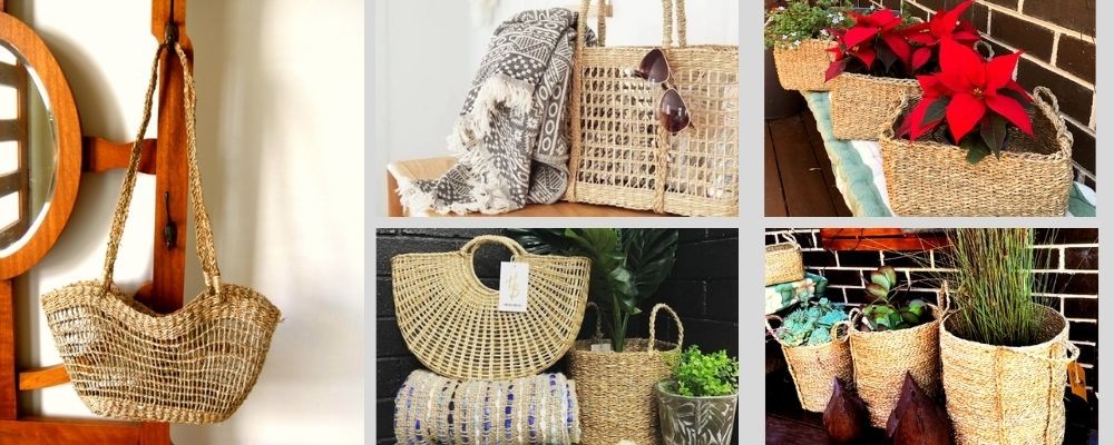 Add Style to Your Home With Sustainable and Trendy Seagrass Baskets